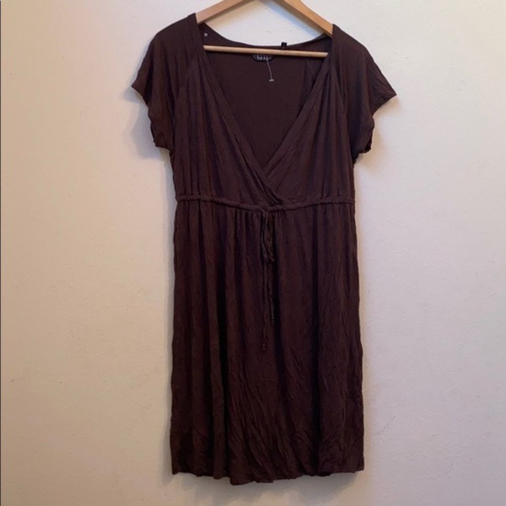 Nicole Miller New York brown above knee dress
